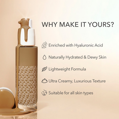 Kay Beauty By Katrina Kaif Hydrating Foundation - 175N Deep - Distacart
