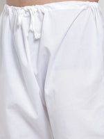 Thumbnail for Jompers Men's Brown Chikan Kurta with Churidar - Distacart
