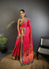 Elora Hot Pink Soft Silk Zari Weaving Patola Saree - Dista