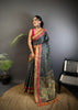 Elora Navy Blue Soft Silk Zari Weaving Patola Saree - Dista