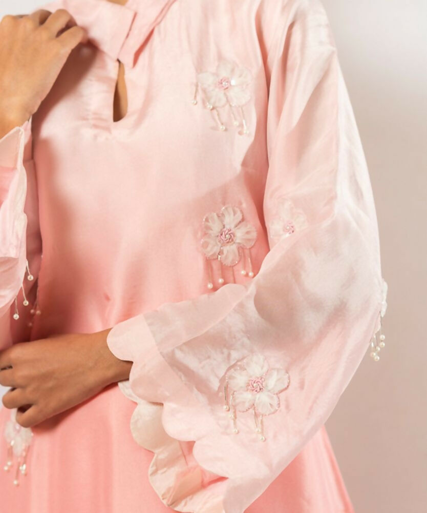 Timaraa Rose Whisper Pink Ombre Shaded Co-Ord Set - Dista