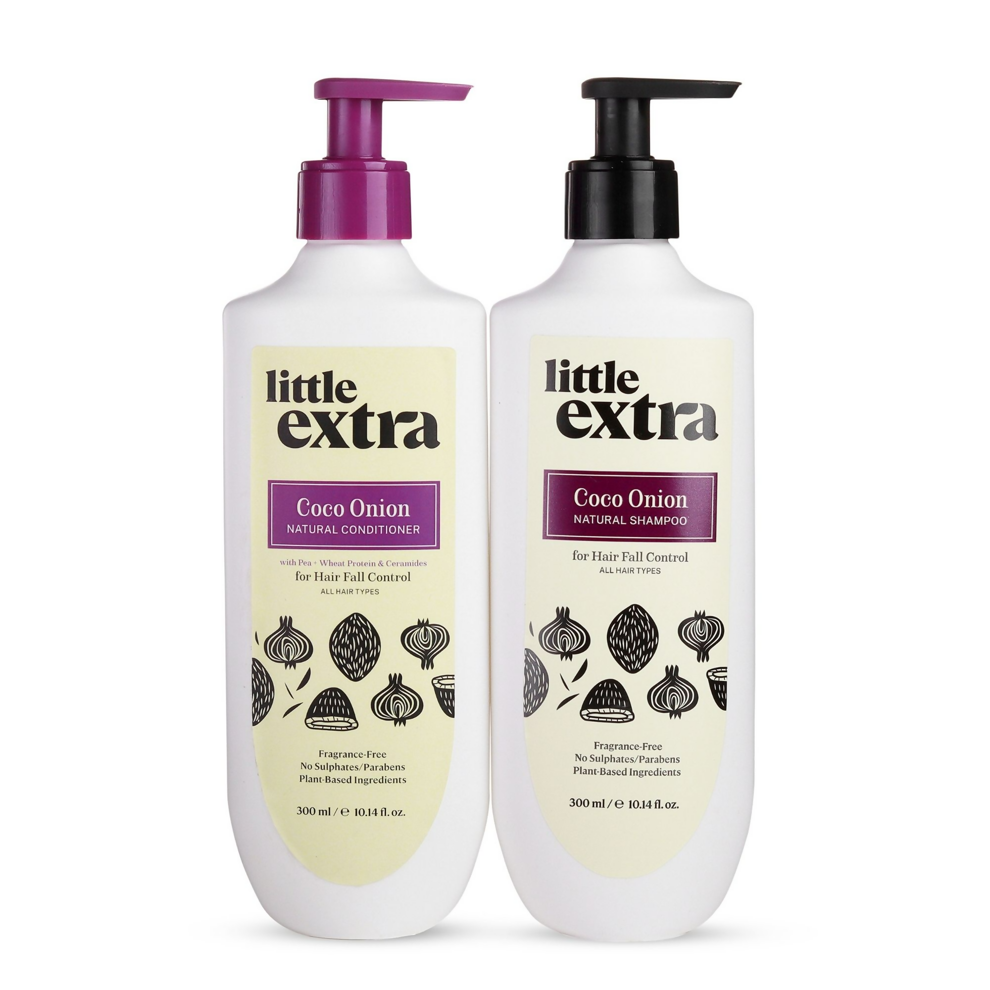 Little Extra Shampoo & Conditioner For Hair Fall Control - Distacart
