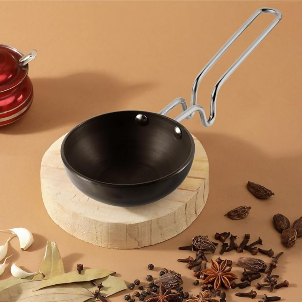 Vinod Black Pearl Hard Anodised Tadka Pan - Jumbo - Dista