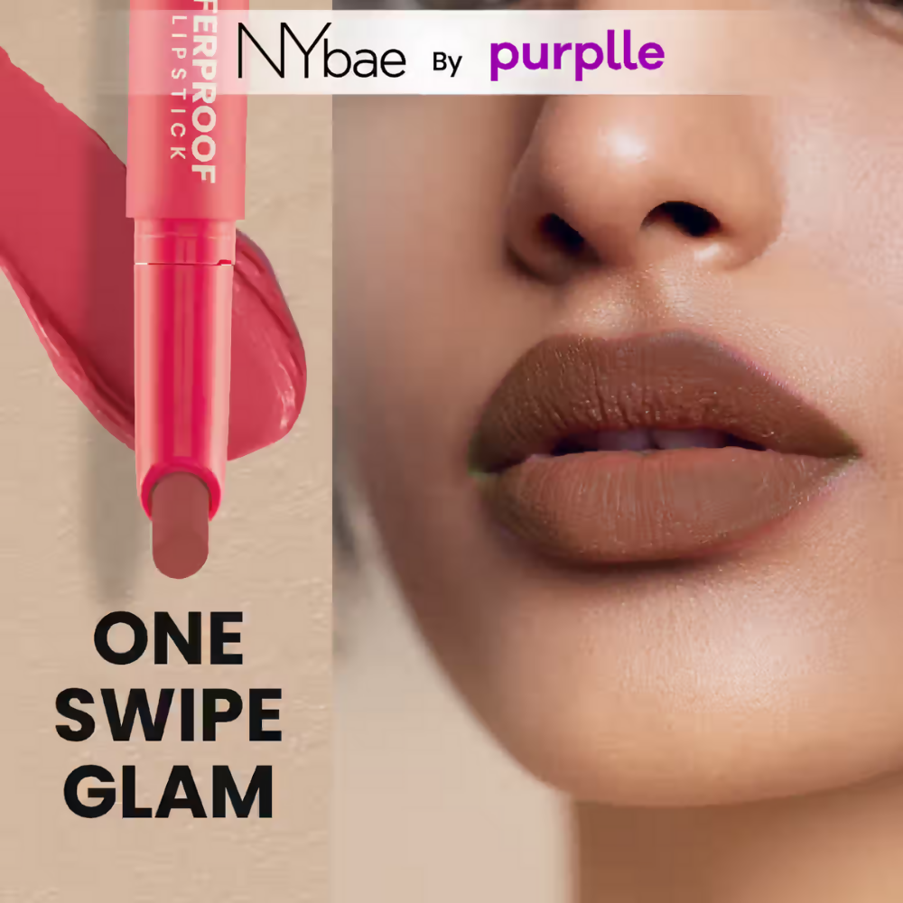 NY Bae Transfer-proof Matte Crayon Lipstick – Macaroon 04 - Distacart