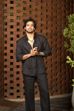 Thumbnail for Linen Black Summer Breeze Shirt By Hilo Design