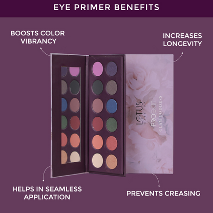 Lotus Make Up Proedit Eye Primer Infused Eyeshadow Palette - Glam Goddess - Distacart