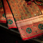 Thumbnail for NOZ2TOZ Women Pink Patli Silk Saree - Distacart