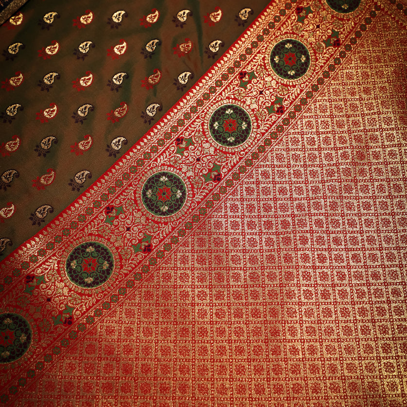 NOZ2TOZ Women Pink Patli Silk Saree - Distacart