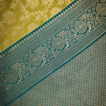 Thumbnail for NOZ2TOZ Women Green Kanjiwaram Silk Saree - Distacart