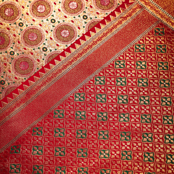 NOZ2TOZ Women Pink Dharmawaram Saree - Distacart