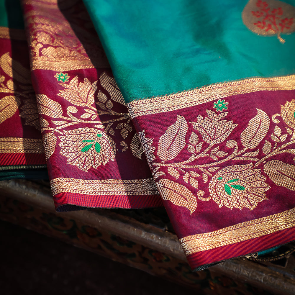 NOZ2TOZ Women Maroon Soft Silk Saree - Distacart