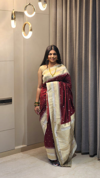 NOZ2TOZ Women Silver Soft Silk Saree - Distacart
