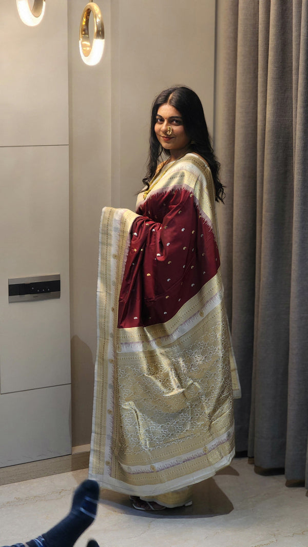 NOZ2TOZ Women Silver Soft Silk Saree - Distacart