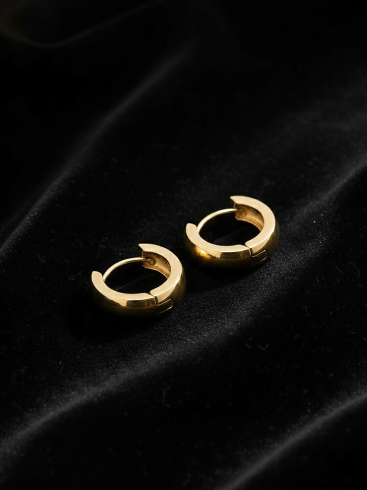 NVR Men's Set of 3 Multicolour Hoop Earrings - Distacart