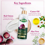 Thumbnail for VI-JOHN Prakritik Red Onion & Castor Oil Conditioner to Prevent Dry Hair, 100% Natural Bio Actives