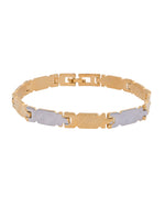 Thumbnail for Jewels Nest Elegant Two-Tone Gold & Silver Bracelet - Distacart