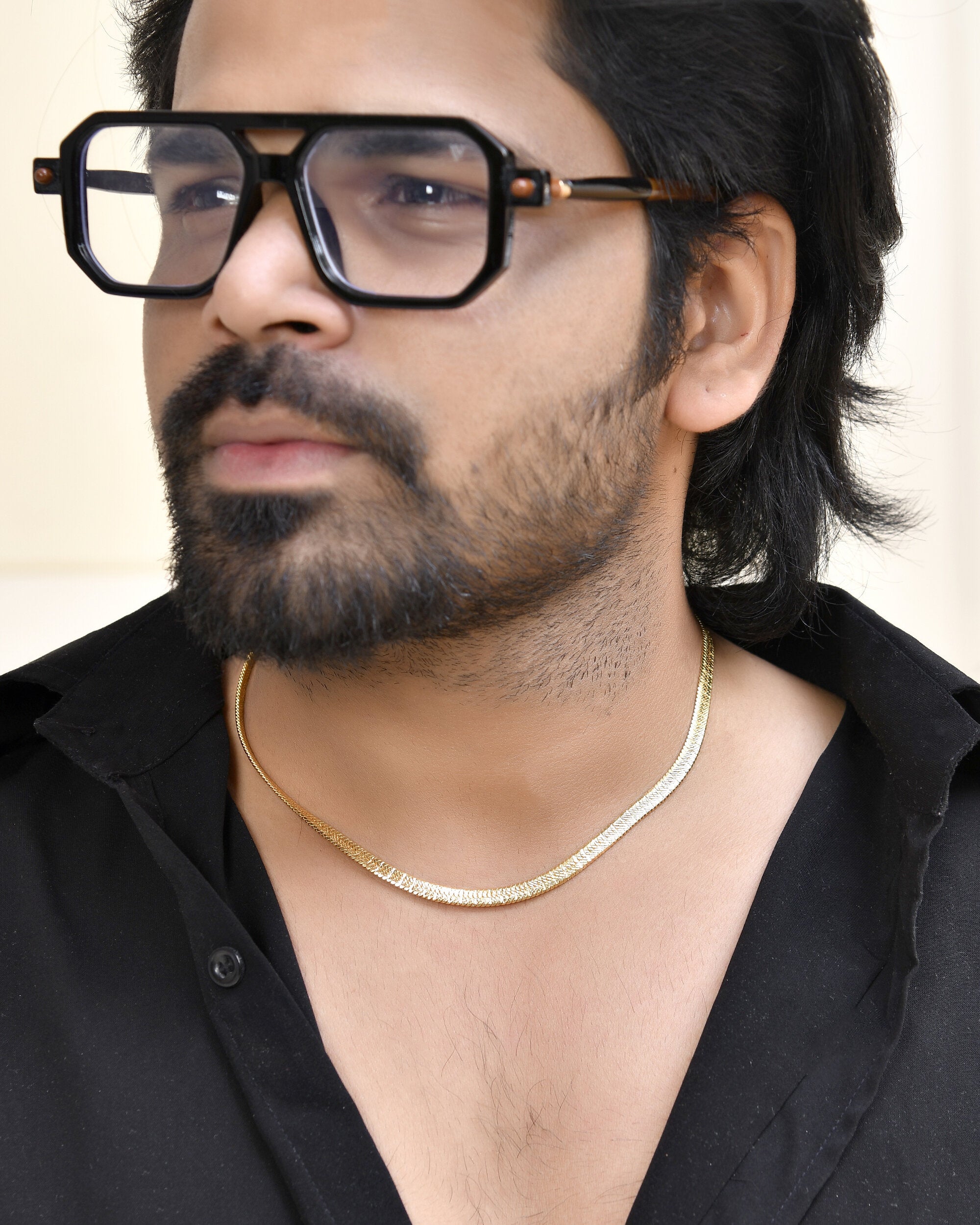 Jewels Nest Premium Gold-Polished Snake Chain - Distacart