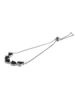 Thumbnail for Jewels Nest Classic Black Teardrop Stone Adjustable Bracelet - Distacart