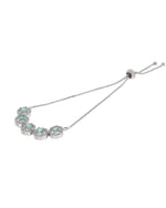 Thumbnail for Jewels Nest Green Halo Crystal Adjustable Bracelet For Women - Distacart
