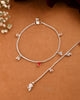 Jewels Nest Silver Charm Anklet For Women - Distacart