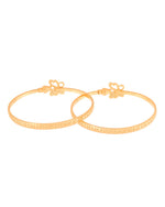 Thumbnail for Jewels Nest Gold Plated Heart Charm Bangles Set For Women – Daily & Party Wear - Distacart