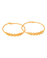 Thumbnail for Jewels Nest Gold Plated Beaded Design Bangles Set For Women – Daily Wear - Distacart