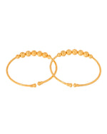 Thumbnail for Jewels Nest Gold Plated Beaded Design Bangles Set For Women – Daily Wear - Distacart