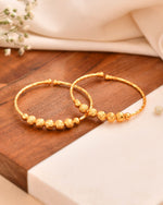 Thumbnail for Jewels Nest Gold Plated Beaded Design Bangles Set For Women – Daily Wear - Distacart