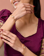 Thumbnail for Jewels Nest Gold Plated Heart Design Bangles Set For Women – Daily & Party Wear - Distacart