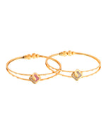 Thumbnail for Jewels Nest Gold Plated Heart Design Bangles Set For Women – Daily & Party Wear - Distacart