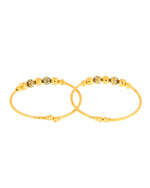 Thumbnail for Jewels Nest Gold Plated Beaded Bangles Set For Women – Traditional Daily Wear - Distacart