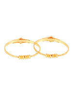 Thumbnail for Jewels Nest Gold Plated Floral Design Bangles Set For Women – Festive & Traditional Wear - Distacart