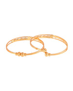 Thumbnail for Jewels Nest Gold Plated Crystal Studded Bangles Set For Women – Elegant Festive Wear - Distacart