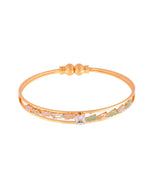 Thumbnail for Jewels Nest Gold Plated Crystal Studded Bangles Set For Women – Elegant Festive Wear - Distacart