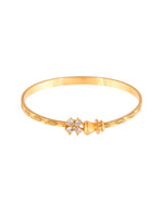 Thumbnail for Jewels Nest Gold Plated Floral Crystal Bangles Set For Women – Elegant Party & Festive Wear - Distacart
