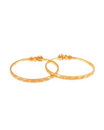 Thumbnail for Jewels Nest Gold Plated Floral Crystal Bangles Set For Women – Elegant Party & Festive Wear - Distacart