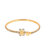 Thumbnail for Jewels Nest Gold Plated Floral Stone Bangles Set For Women – Elegant Festive & Party Wear - Distacart