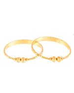 Thumbnail for Jewels Nest Gold Plated Zig Zag Design Bangles For Women | Stylish & Lightweight Pair - Distacart