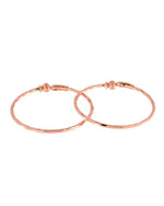 Thumbnail for Jewels Nest Rose Gold Textured Finish Bangles For Women | Minimal Daily Wear Pair - Distacart