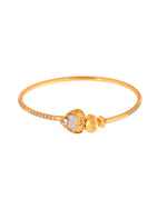 Thumbnail for Jewels Nest Gold Finish Heart Motif Bangles For Women | Elegant Daily Wear Pair - Distacart