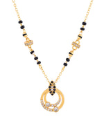 Thumbnail for Jewels Nest Gold-Plated Black Beads Mangalsutra Necklace For Women - Distacart