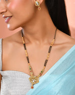 Thumbnail for Jewels Nest Traditional Gold-Plated Kundan Mangalsutra Set For Women - Distacart