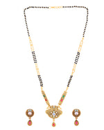 Thumbnail for Jewels Nest Traditional Gold-Plated Kundan Mangalsutra Set For Women - Distacart