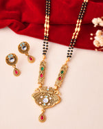 Thumbnail for Jewels Nest Traditional Gold-Plated Kundan Mangalsutra Set For Women - Distacart