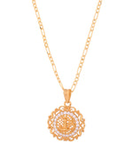 Thumbnail for Jewels Nest Gold-Tone Circular Cz Pendant Necklace For Women - Distacart