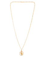 Thumbnail for Jewels Nest Gold-Tone Enamel Krishna Circle Pendant Necklace For Women - Distacart