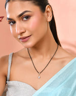 Thumbnail for Jewels Nest Gold-Tone Cz Mangalsutra Pendant Necklace For Women - Distacart