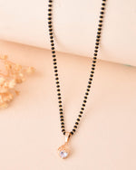 Thumbnail for Jewels Nest Gold-Tone Cz Mangalsutra Pendant Necklace For Women - Distacart