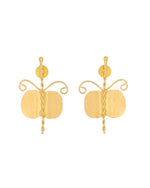 Thumbnail for Jewels Nest Gold Plated Anti-Tarnish Waterproof Butterfly Shaped Aesthetic Stud Earrings For Women - Distacart