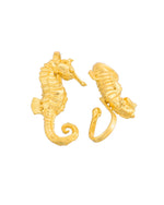 Thumbnail for Jewels Nest Gold-Tone Seahorse Ear Cuff Earrings For Women - Distacart